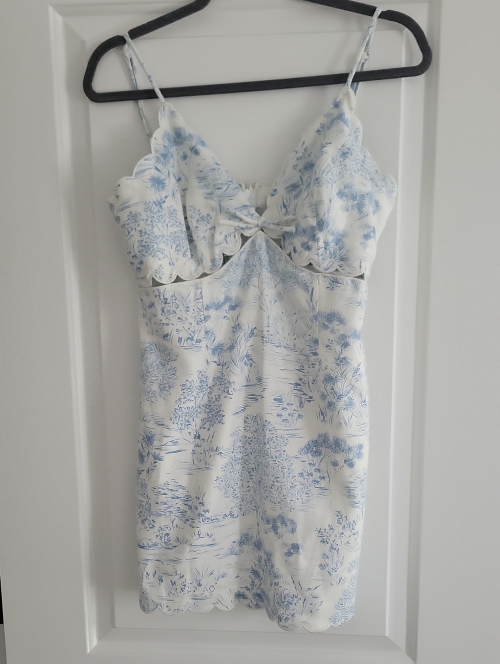 Keepsake Blue Floral Dress Size Large